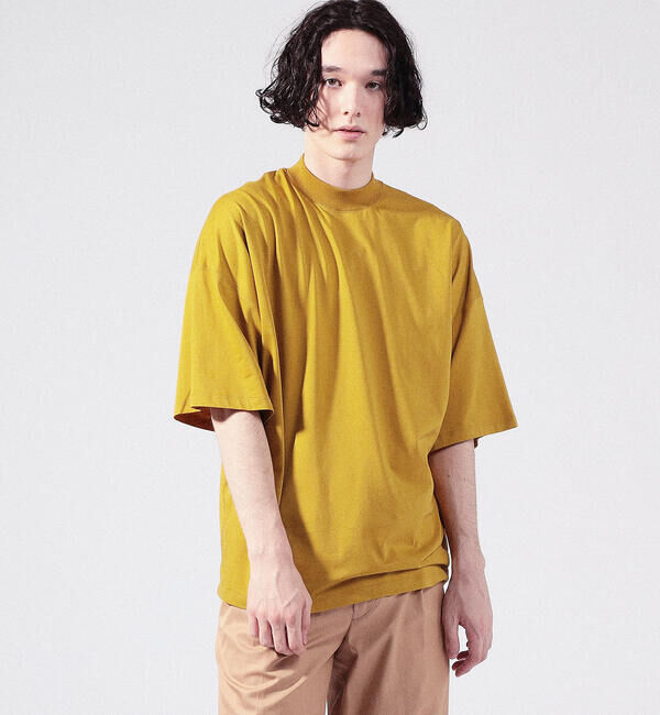 CABaN「CABaN コットン ビルドネックTシャツ」|Tシャツ・カットソー|