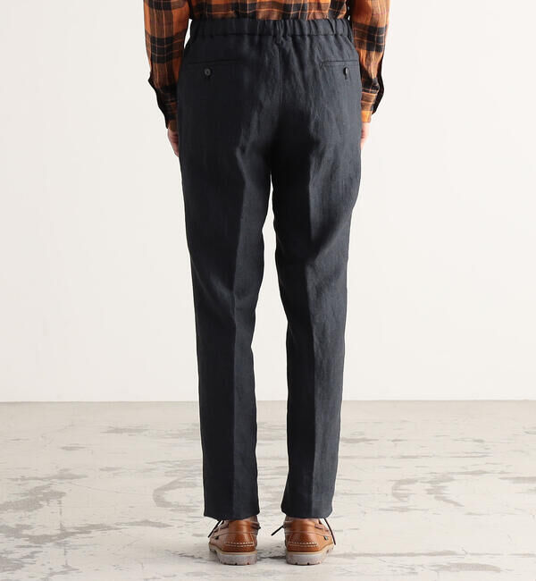 TOMORROWLAND MENS「リネンシャンブレー ノープリーツイージーパンツ」|その他|