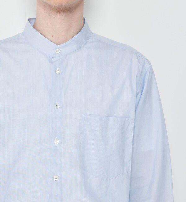 GALERIE VIE「コットンブロード スタンドカラー ポケットシャツ」|シャツ・ブラウス|