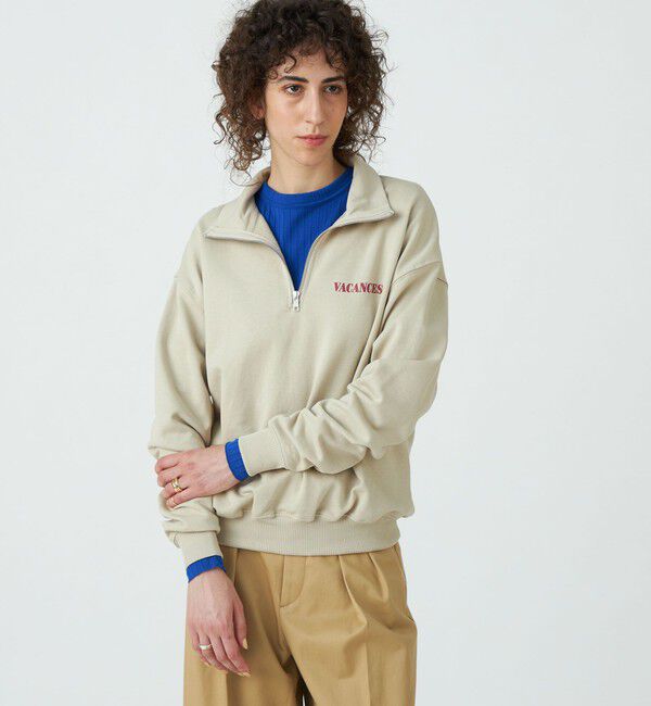 TOMORROWLAND BUYING WEAR「【別注】Les Petits Basics コットン ジッププルオーバー」|Tシャツ・カットソー|