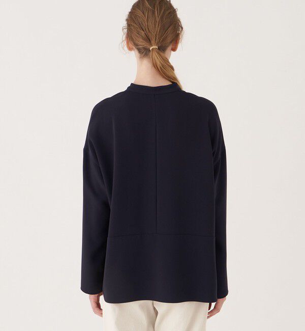 GALERIE VIE「ダブルクロス ワイドプルオーバーシャツ」|シャツ・ブラウス|