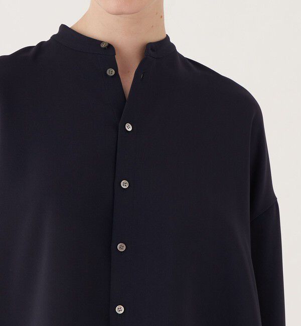 GALERIE VIE「ダブルクロス ワイドプルオーバーシャツ」|シャツ・ブラウス|