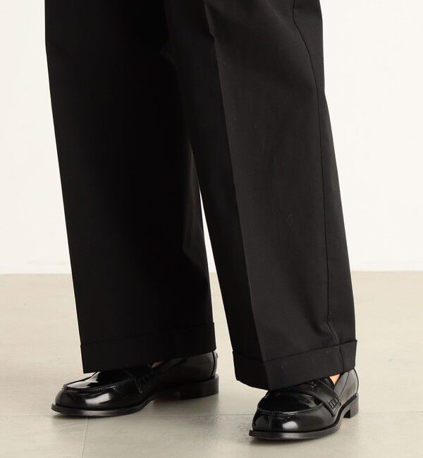 Edition「エコテックギャバ スリムスラックス」|チノ|