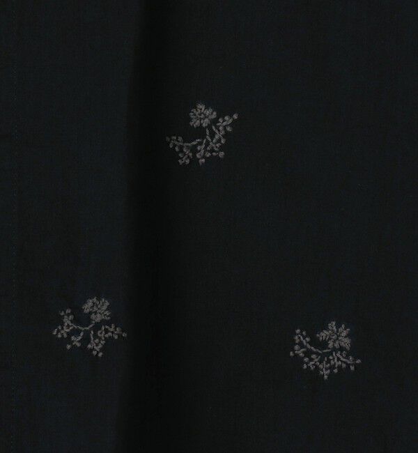 SOULEIADO「コットンボイルエンブロイダリー ハーフスリーブシャツ」|シャツ・ブラウス|