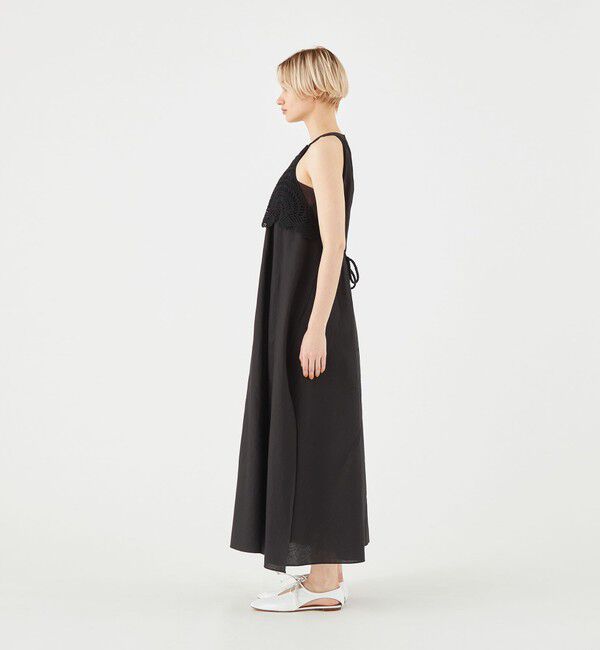 MACPHEE「レイヤードクロシェ ホルターネックワンピース」|ワンピース|