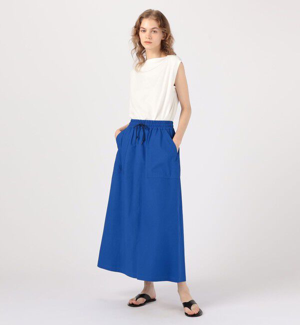 TOMORROWLAND BUYING WEAR「UNION LAUNCH ギャザーロングスカート」|フレア|