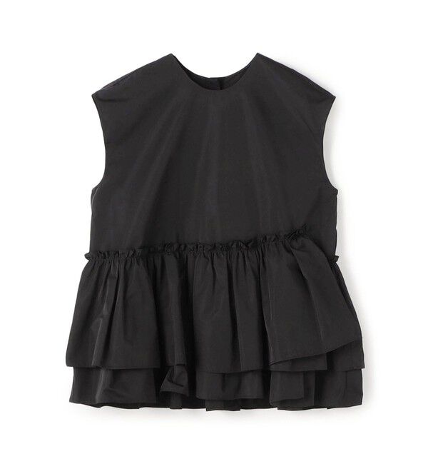 TOMORROWLAND collection「ポリエステルシルクタフタ ティアードチュチュ」|シャツ・ブラウス|19 ブラック