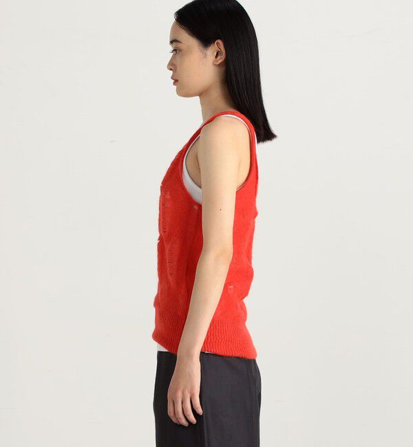 Edition「ベビーアルパカ ニットキャミソール」|キャミソール|