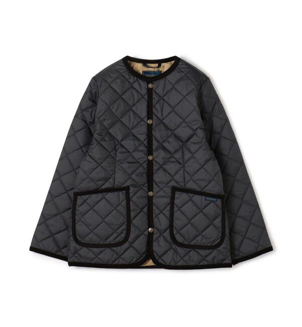 TOMORROWLAND BUYING WEAR「LAVENHAM クルーネックジャケット」|ノーカラージャケット|19 ブラック