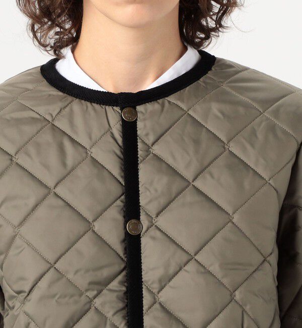 TOMORROWLAND BUYING WEAR「LAVENHAM クルーネックジャケット」|ノーカラージャケット|