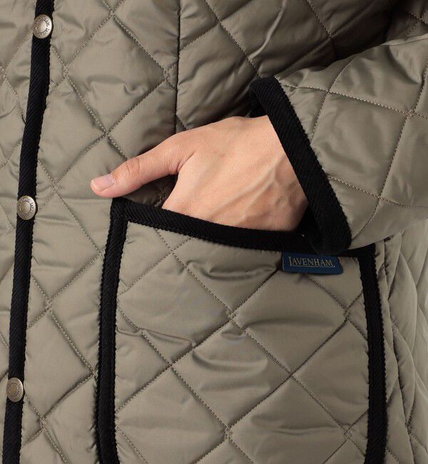 TOMORROWLAND BUYING WEAR「LAVENHAM クルーネックジャケット」|ノーカラージャケット|