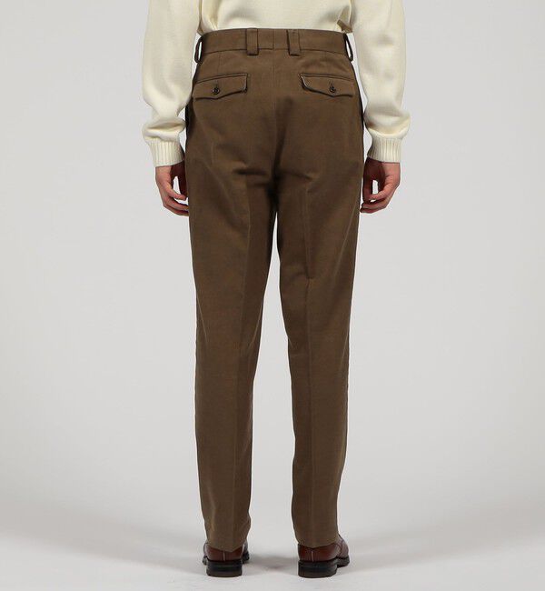 TOMORROWLAND MENS「コットンモールスキン 1インプリーツスラックス」|スラックス|