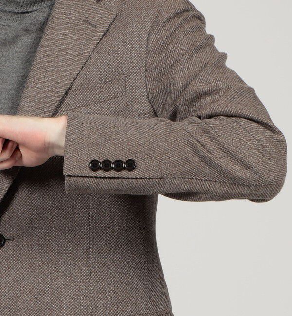 TOMORROWLAND MENS「ウールカシミヤ シングルブレステッド 2Bジャケット ZEGNA TROFEO CASHMERE」|テーラードジャケット|