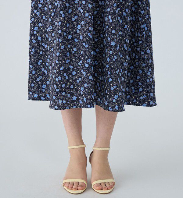 Ballsey「レジェフラワープリント ギャザートップワンピース」|ワンピース|