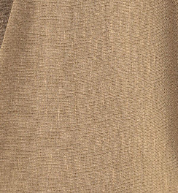 GALERIE VIE「リブコンビフレンチリネン ハーフスリーブジャケット」|ノーカラージャケット|