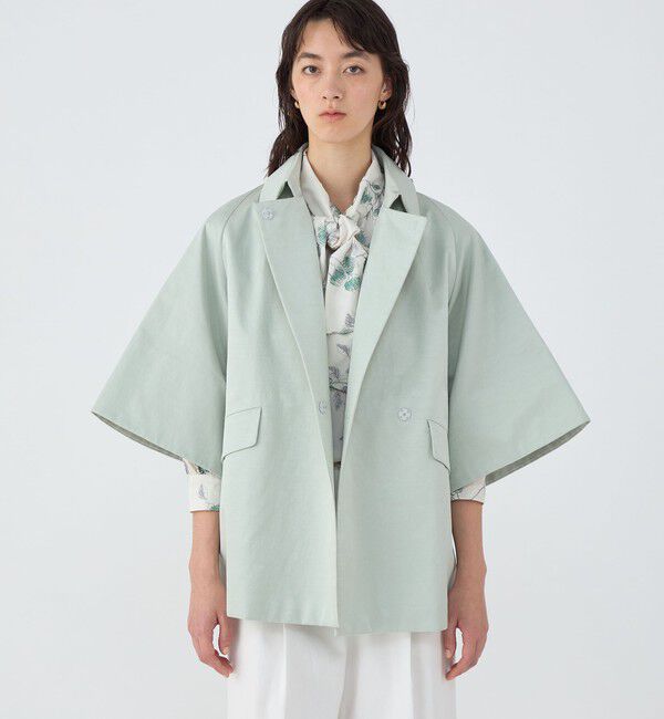 TOMORROWLAND collection「スパークツイル フレアスリーブショートコート」|その他|