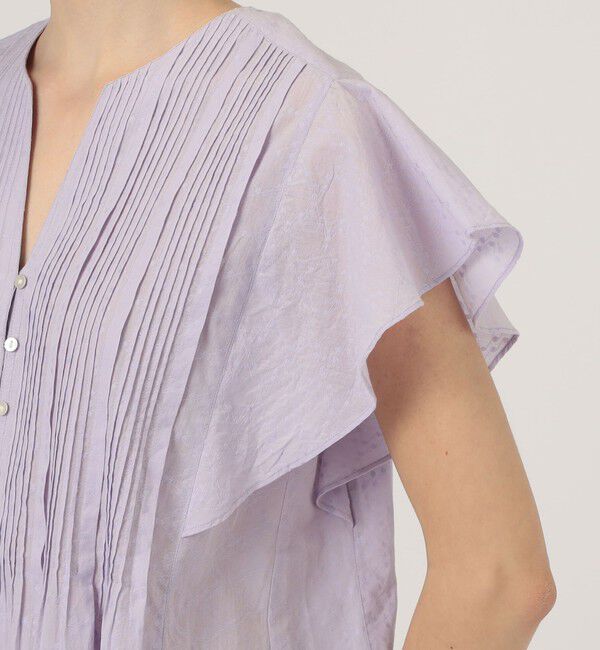 TOMORROWLAND BUYING WEAR「ne Quittez pas COTTON JACQUARD ブラウス」|シャツ・ブラウス|