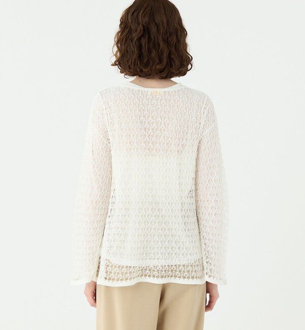 Ballsey「コットンナイロンコイル Aラインプルオーバー」|ニット・セーター|