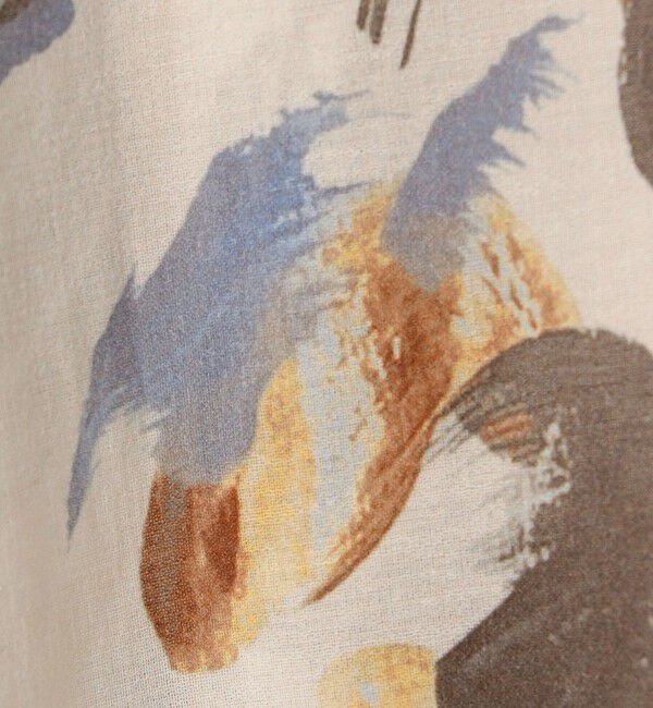 Ballsey「ドロップシェルプリント シャツブラウス」|シャツ・ブラウス|