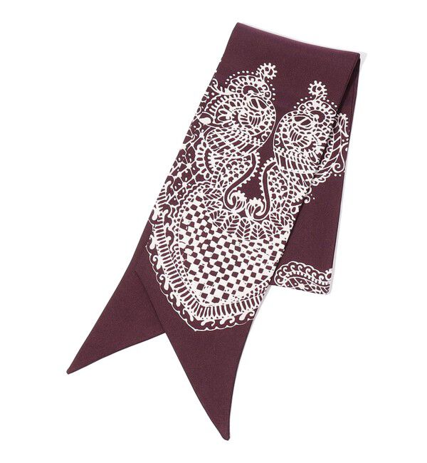 TOMORROWLAND GOODS「Kinloch シルクスカーフ」|バンダナ・スカーフ|48 ブラウン系