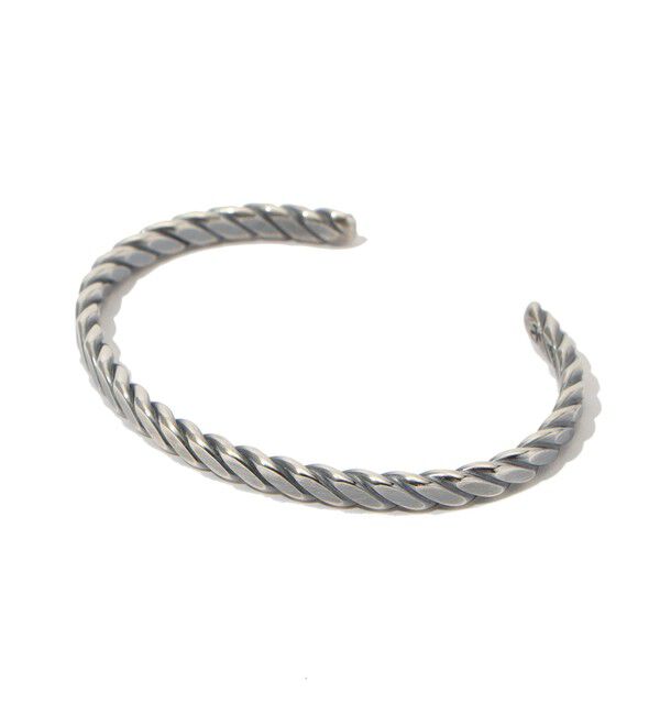 TOMORROWLAND GOODS「STUDEBAKER METALS PLAIT CUFF ツイスト シルバーバングル」|ブレスレット・バングル|81 シルバー