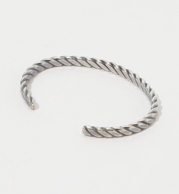 TOMORROWLAND GOODS「STUDEBAKER METALS PLAIT CUFF ツイスト シルバーバングル」|ブレスレット・バングル|