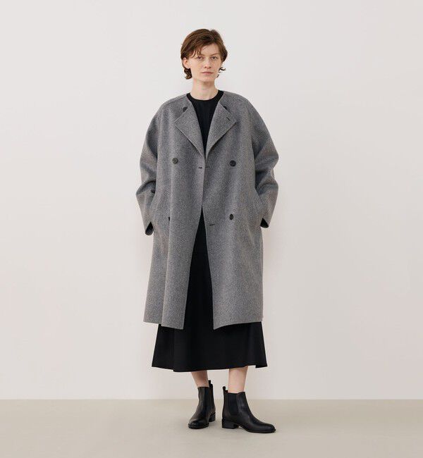 GALERIE VIE　ウールダブルフェイス カラーレストレンチコート ダブルフェイス カラーレストレンチコート（GALERIE VIE）｜ルミネの