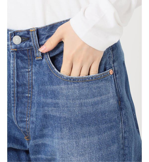  「ボアデニムパンツ」|デニム|