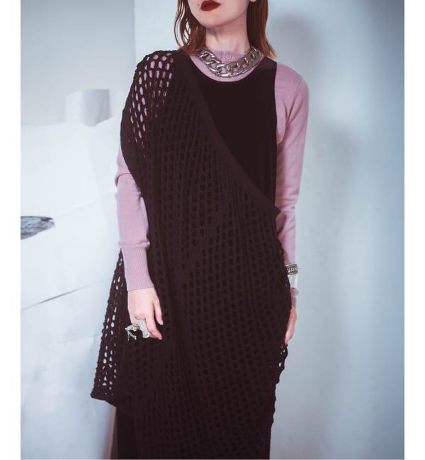  「&ldquo;O&rdquo; MESH WRAP スカート」|スカート|