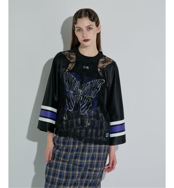 JOINT WORKS「ANNA SUI NYC バタフライプリントゲームシャツ」|Tシャツ・カットソー|