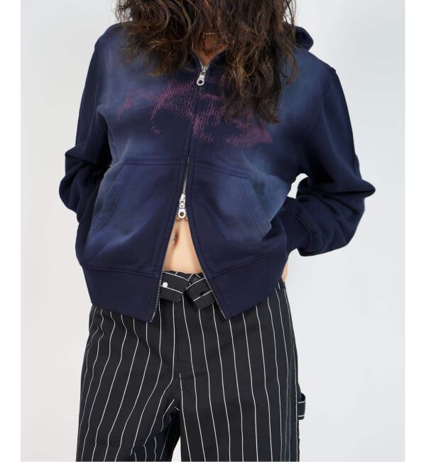 JOINT WORKS「ウラケZIP HOODIE」|パーカー|ネイビー