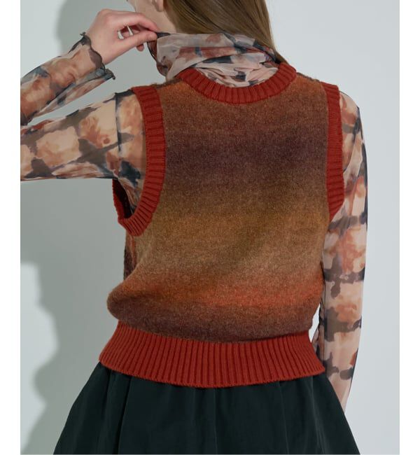 JOINT WORKS「ANNA SUI NYC / アナスイエヌワイシー グラデーションジャガードベスト」|ベスト・ジレ|