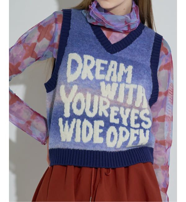 JOINT WORKS「ANNA SUI NYC / アナスイエヌワイシー グラデーションジャガードベスト」|ベスト・ジレ|