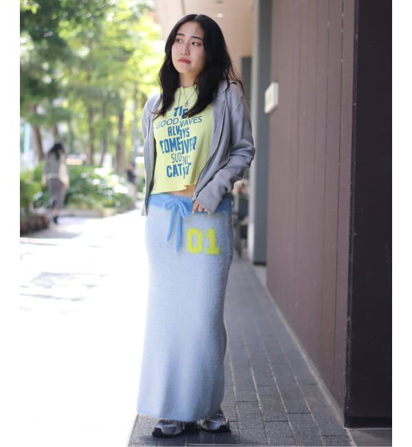 JOINT WORKS「フェザーヤーンロングスカート」|スカート|