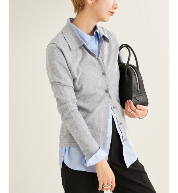 Plage「Collar Knit カーディガン」|カーディガン|