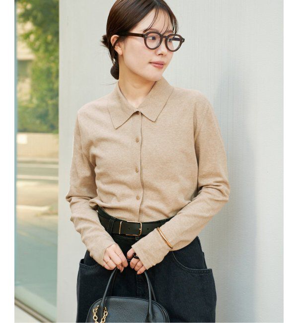 Plage「Collar Knit カーディガン」|カーディガン|