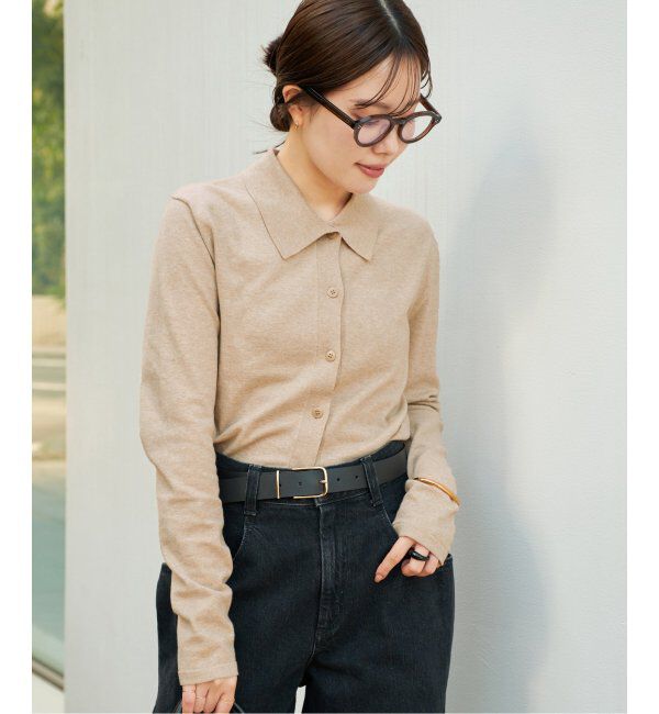 Plage「Collar Knit カーディガン」|カーディガン|