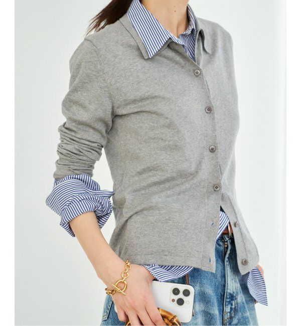 Plage「Collar Knit カーディガン」|カーディガン|