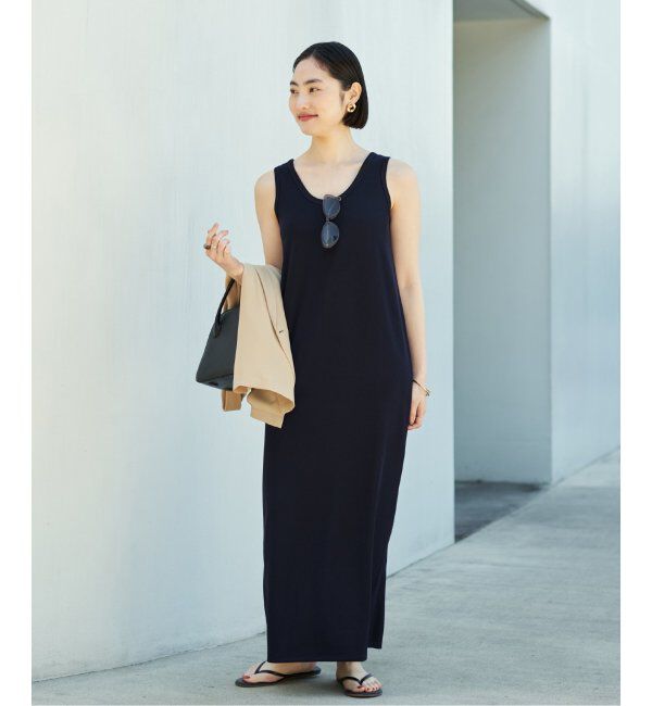 Plage「《WEB限定追加》リブタンクワンピース 5」|ワンピース|