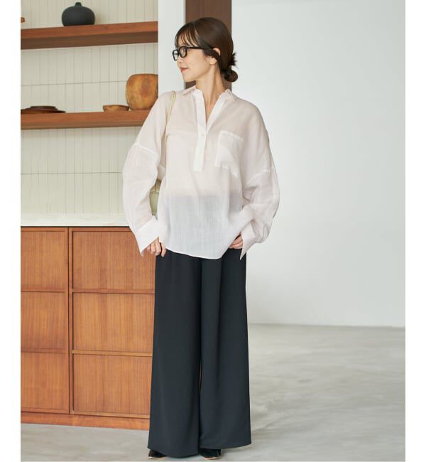 Plage「《追加》Dry Twill Relax パンツ 2」|スラックス|