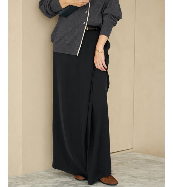 Plage「cupura satin wrap スカート」|スカート|