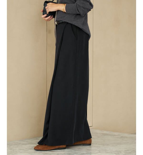 Plage「cupura satin wrap スカート」|スカート|