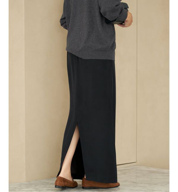 Plage「cupura satin wrap スカート」|スカート|