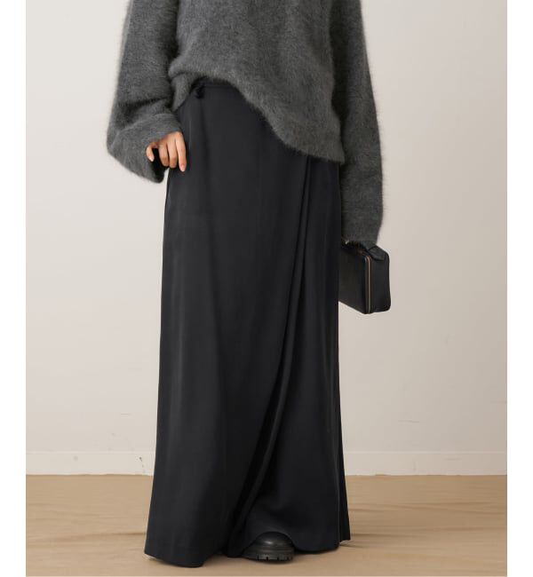 Plage「cupura satin wrap スカート」|スカート|