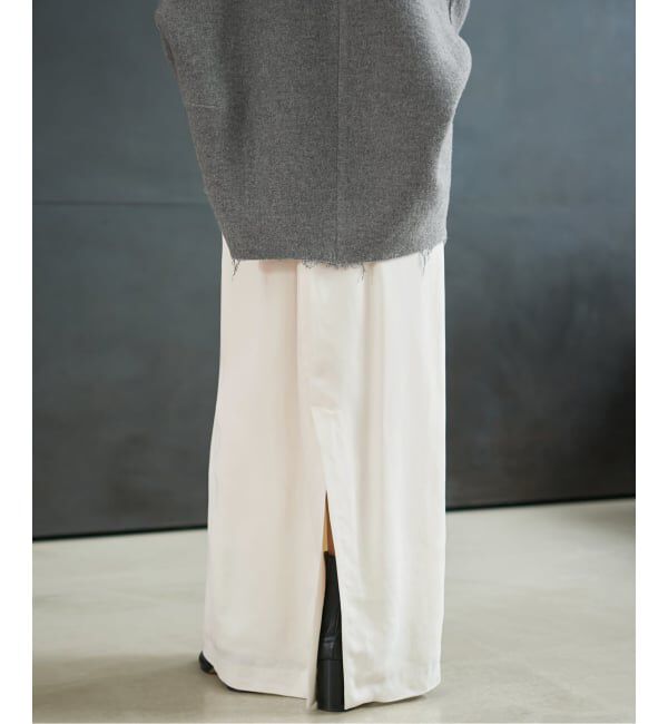 Plage「cupura satin wrap スカート」|スカート|