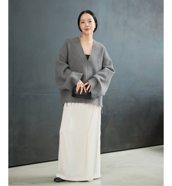 Plage「cupura satin wrap スカート」|スカート|