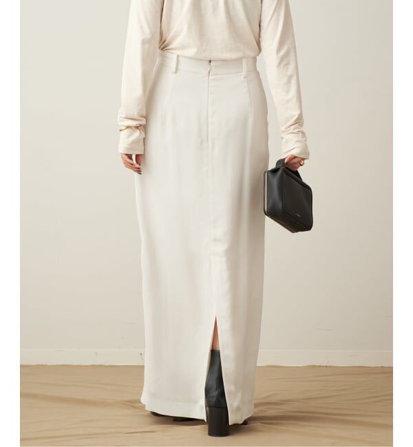 Plage「cupura satin wrap スカート」|スカート|