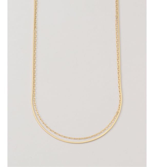 Plage「《六本木店・WEB限定》MARIHA / マリハ Silent Rain DOUBLE NECKLACE ネックレス 40」|ネックレス|ゴールド