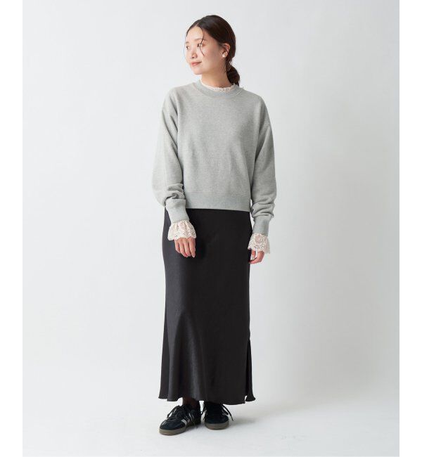 IENA「《追加9》ダブルサテンスカート」|スカート|