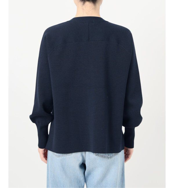 IENA「ファインコットンスムース Vネックカーディガン」|カーディガン|